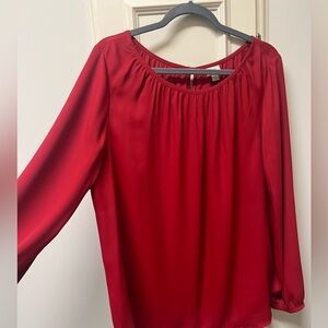 LOFT Vibrant Red Women's Blouse